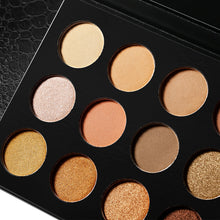 Load image into Gallery viewer, DE&#39;LANCI 15 Color Nude Bronzed Eyeshadow Makeup Pallete
