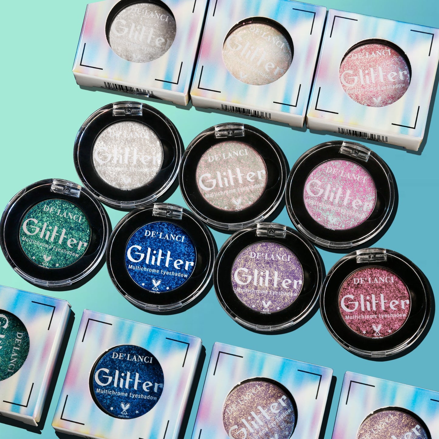 DE'LANCI Rainbow Multichrome Chameleon Eyeshadow-DE'LANCI