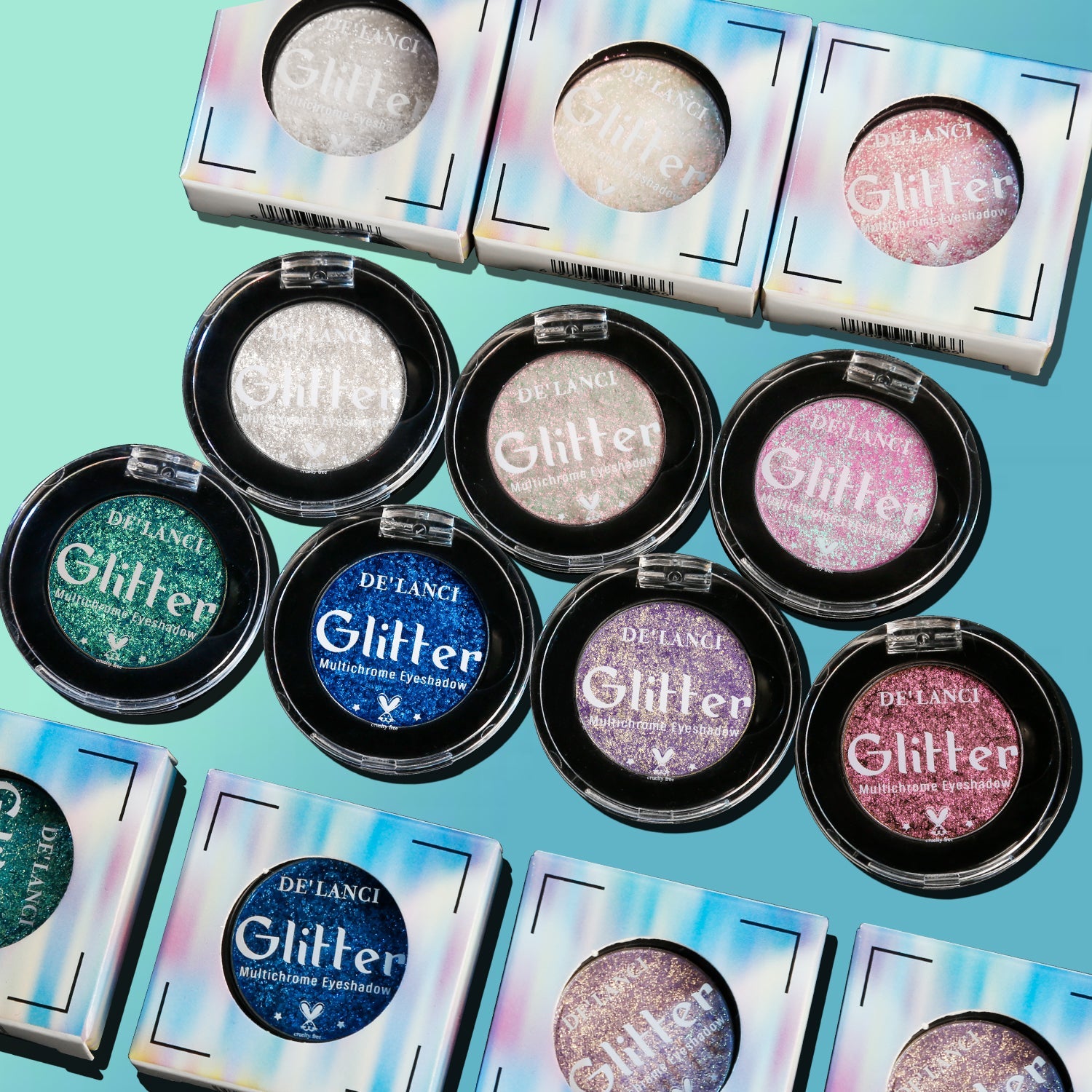 DE'LANCI Rainbow Multichrome Chameleon Eyeshadow-DE'LANCI