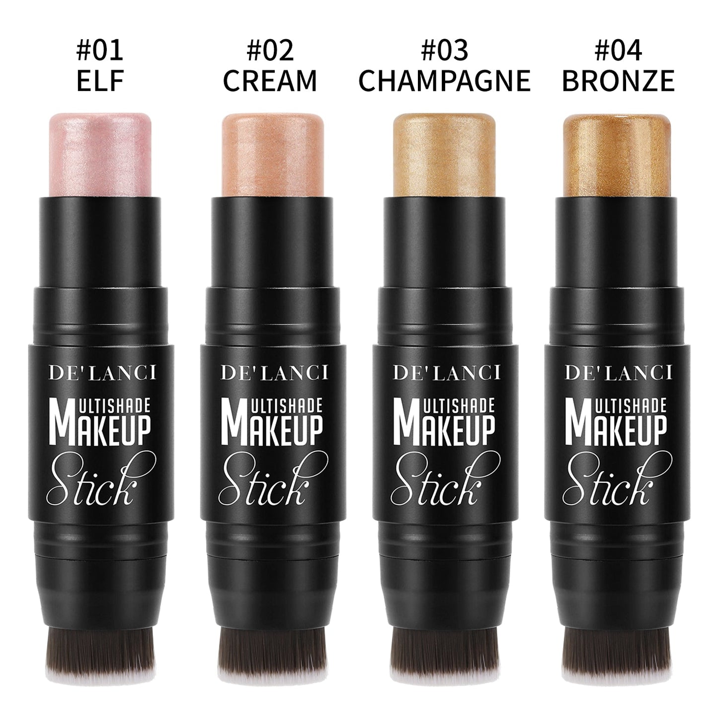 DE’LANCI Multi-functional Dual-ended Highlighter Stick