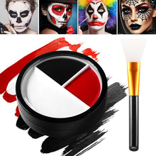 Load image into Gallery viewer, DE&#39;LANCI Black White Red Face Body Paint with Brush
