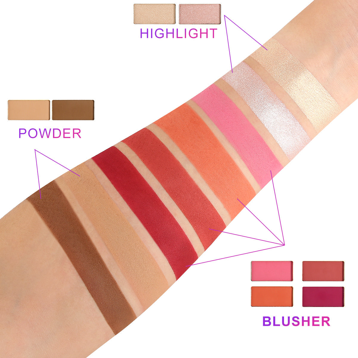 DE'LANCI Multiflora Dreamland Makeup Palette-DE'LANCI