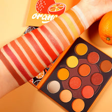 Load image into Gallery viewer, DE&#39;LANCI 12 Colors Sweet Orange Eyeshadow Palette-DE&#39;LANCI
