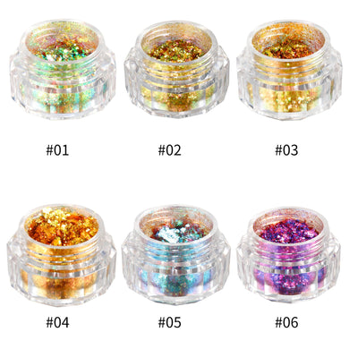 6 Colors Cosmetics Chameleon Flakes Eye Shadow For Choice