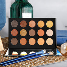 Load image into Gallery viewer, DE&#39;LANCI 15 Color Nude Bronzed Eyeshadow Makeup Pallete
