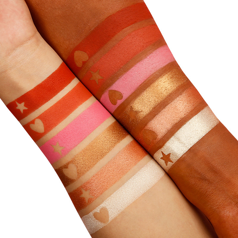 DE'LANCI NEW 6 Color Highligher Palette for Dark Skin-DE'LANCI