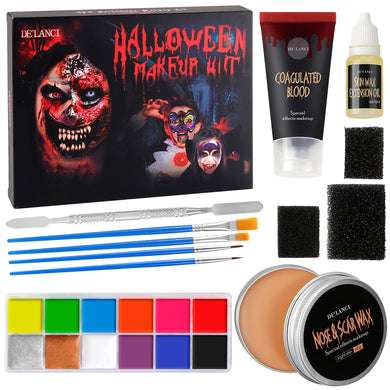 DE'LANCI Special Effects Stage Halloween Makeup Set-B