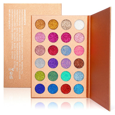 DE'LANCI Pressed Glitter Eyeshadow Palette-DE'LANCI