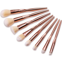 Load image into Gallery viewer, DE&#39;LANCI Luxury 8 Piece Makeup Brush Set-DE&#39;LANCI
