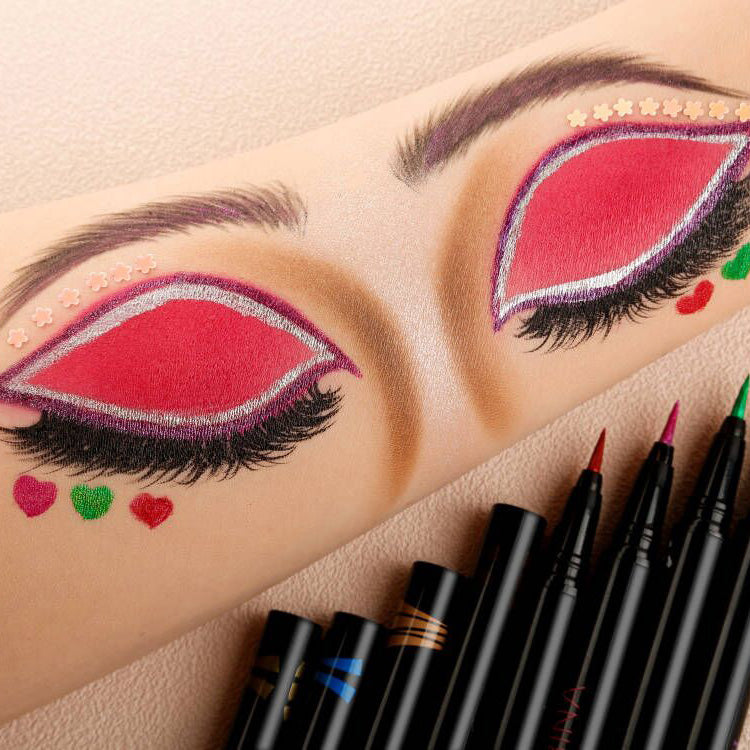 DE‘LANCI LA CATRINA 3 Color /set Glitter Liquid Eyeliner-DE'LANCI